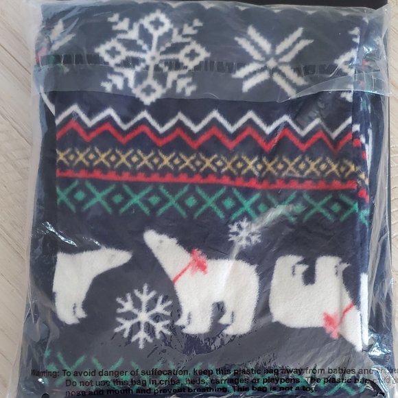 Christmas Pajamas for Boys  2 pc set  Size 4  "Jolly Polar Bears"  Lg sleeve - Picture 6 of 6